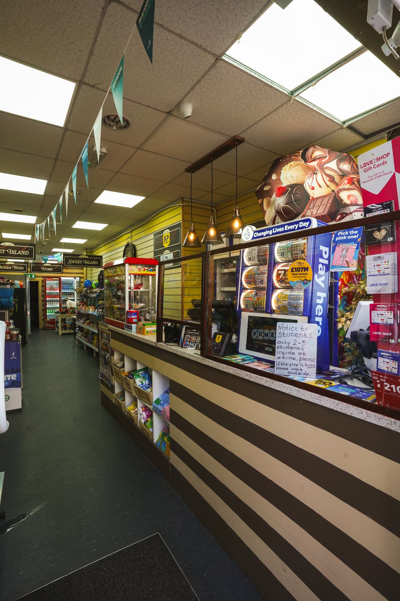 The Sweet Island counter